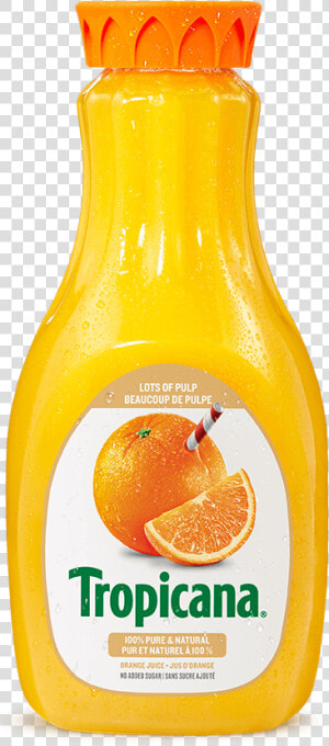 Tropicana® 100   Pure Orange Juice   Jus Tropicana  HD Png Download