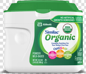 Similac Certified Usda Organic Standard Formula Product   Similac Organic Formula  HD Png Download