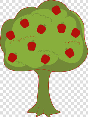 Apple Tree Clipart One   Apple Tree Clipart Transparent  HD Png Download