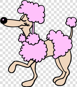 Cartoon Poodle Transparent   French Poodle Clip Art  HD Png Download