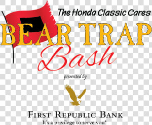 Bear Trap Bash   First Republic Bank  HD Png Download