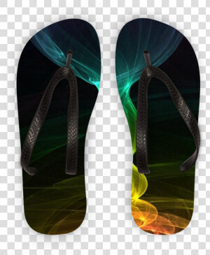 Rainbow Smoke ﻿kids Flip Flops Rainbow Smoke ﻿kids   Flip flops  HD Png Download