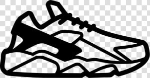 Transparent Swoosh Clipart Free   Draw A Nike Huarache  HD Png Download