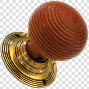 The Swirls On This Round shaped Wooden Doorknob And   Wooden Door Knob Png  Transparent Png