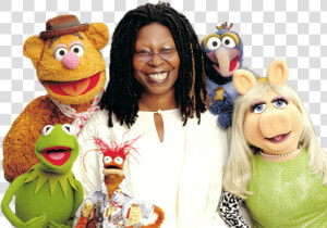 Whoopi Goldberg And Muppets   Whoopi Goldberg And The Muppets  HD Png Download