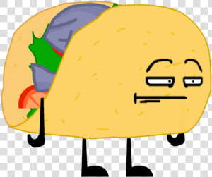 Bfdi Taco Pose   Cartoon Taco Royalty Free  HD Png Download