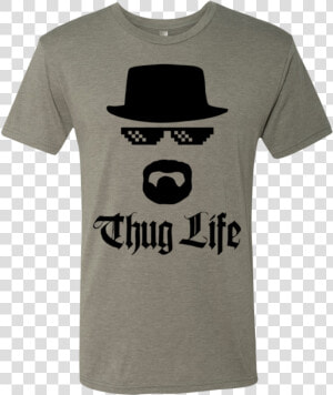 Thug Life Men S Triblend T shirt   Thug Life  HD Png Download