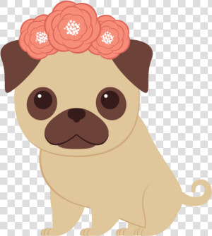 Dibujo De Perro Pug  HD Png Download