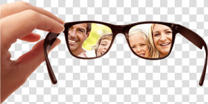 Transparent Eye Glass Png   Putting On Glasses Stock  Png Download