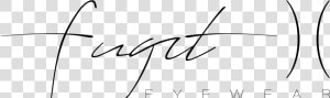 Fugit Eyewear   Calligraphy  HD Png Download