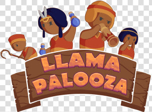 Llama Palooza   Cartoon  HD Png Download