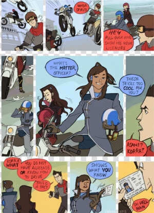 The Legend Of Korra   Legend Of Korra Comic Korrasami  HD Png Download