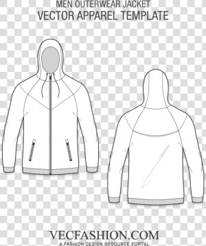 Transparent Jacket Template Png   Fall Jacket Template  Png Download