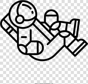 Clip Art Astronaut Helmet Drawing   Astronaut Black And White Png  Transparent Png