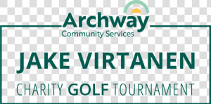 Archway Community Services Golf Tournament   Graphic Design  HD Png Download