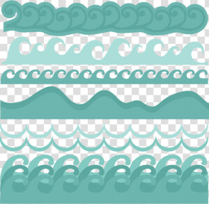 Collection Of Ocean   Cute Waves Clip Art  HD Png Download