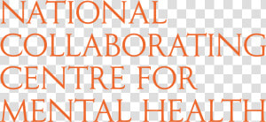 National Collaborating Centre For Mental Health Logo   Circle  HD Png Download