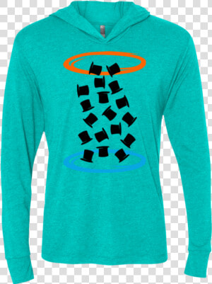 Magic Portal Triblend Long Sleeve Hoodie Tee   T shirt  HD Png Download