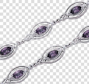 Celtic Bracelet With Gemstones  HD Png Download