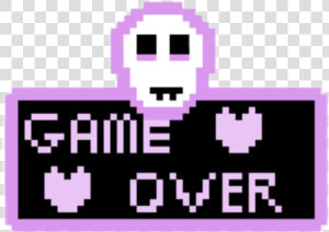  skull  gameover  skully  grunge  goth  purple  aesthetic   Transparent Aesthetic Game Over  HD Png Download