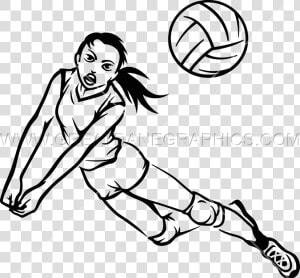 825 X 766   Volleyball Player Drawing  HD Png Download