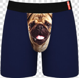 Pug Print Ball Hammock Boxer Briefs For Men   Mens Wolf Printed Briefs  HD Png Download