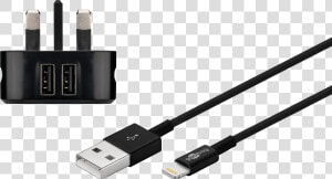 Apple Lightning Charging Kit Goobay   Micro Usb Power Supply  HD Png Download