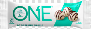 One Bar White Chocolate Truffle Protein Bar   One Bar Peanut Butter Cup  HD Png Download