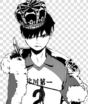 Haikyuu Clipart Black And White   Tobio Kageyama Transparent Manga  HD Png Download