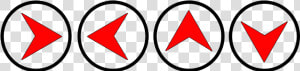 Arrow Signs In Circle   Circle  HD Png Download