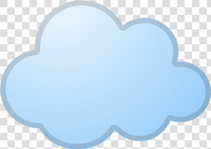 Cloud Icon   Wolke Emoji  HD Png Download