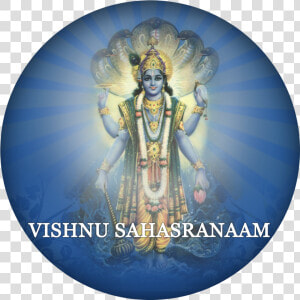 Beautiful Lord Vishnu  HD Png Download