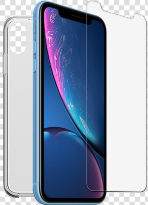 Iphone Xr Glass Screen Protector   Iphone Xr Azzurro  HD Png Download