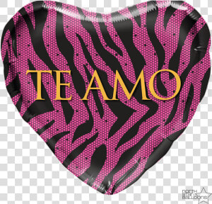 Te Amo Pink Zebra 18 In    Png Download   Illustration  Transparent Png