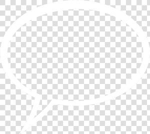 White Speech Bubble Png   White Outline Speech Bubble Transparent  Png Download