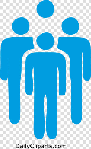 Group Of Men Standing Together Icon   Woman Men Icon  HD Png Download