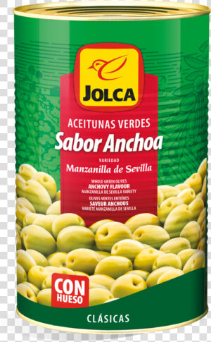 Aceituna Verde Con Hueso Sabor Anchoa   Natural Foods  HD Png Download