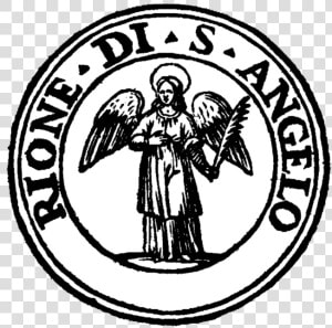 Rome Rione Xi Sant Angelo Logo   Rioni Of Rome  HD Png Download