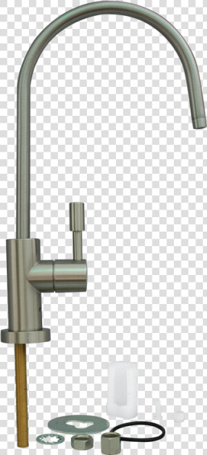 Modern Faucet Brushed Nickel ¼   Tap  HD Png Download