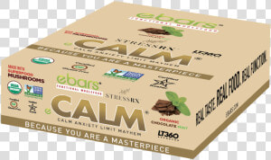 Chocolate Mint Calm™ Bars   Carton  HD Png Download