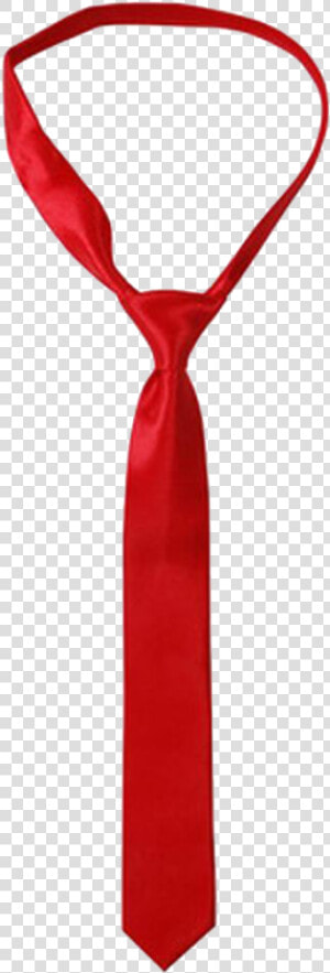 Tie Photo Background   Red Thin Tie  HD Png Download