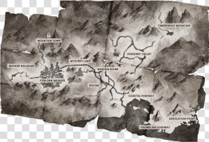 The Long Dark Wiki   Long Dark Wolf Mountain Map  HD Png Download