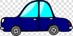 Coche  Azul  Lado  Vehículo  Dibujo  Dibujos Animados   Car Clip Art  HD Png Download