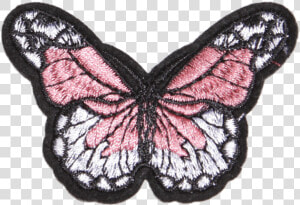 Custom Pink Butterfly Embroidery Patches   Embroidered Patch  HD Png Download