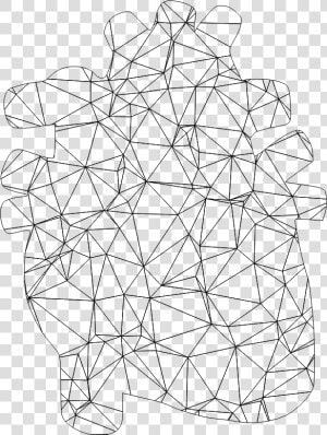 Low Poly Wireframe Png  Transparent Png