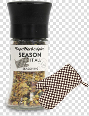 Season It All Standard Grinder   Cape Herb  amp  Spice Season It All  HD Png Download