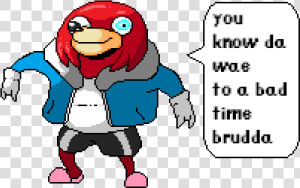 Ugandan Knuckles Wiki   Sans Meme  HD Png Download