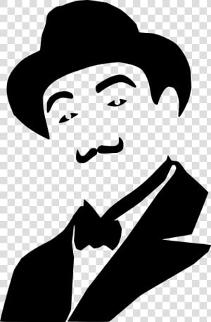 Detective People Poirot Free Picture   Hercule Poirot Silhouette  HD Png Download