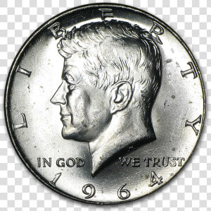 Kennedy Half Dollar 1964 In Bag Cheap  HD Png Download