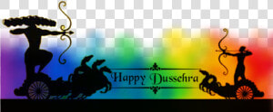 Victory Of Good Over Evil Dussehra   Png Download   Happy Dussehra Wishes  Transparent Png